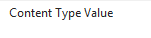 2. Content Type Value