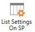 2. List Settings On SP