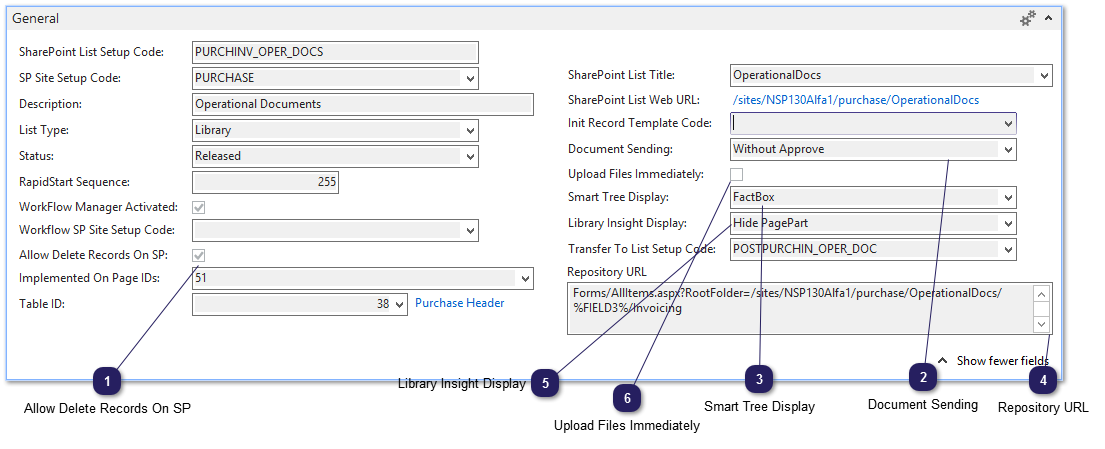 General (List Type = Library)
