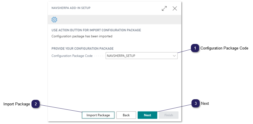 Step 3 - RapidStart package