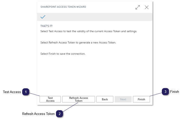 Step 5.4 – Setup Access Token – Test access